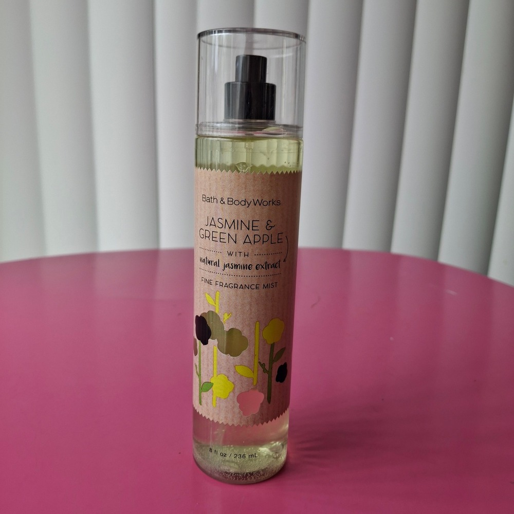 Bath & Body Works JASMINE & GREEN APPLE Fine Fragrance Mist 8 oz